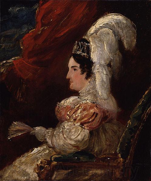 George Hayter Portrait of Caroline Amelia Elizabeth of Brunswick Spain oil painting art